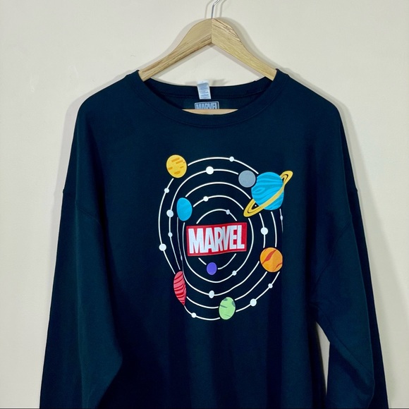 Marvel Solar System Logo Crewneck Sweatshirt - Picture 4 of 8